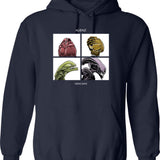 Alienz Xeno Days Graphic Pullover Hoodie - Navy