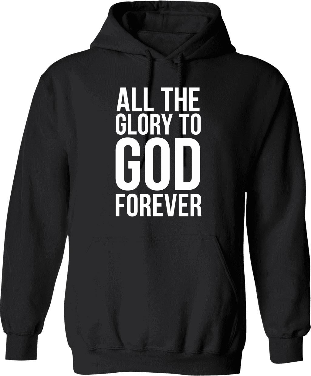 All The Glory To God Forever Hoodie - Black