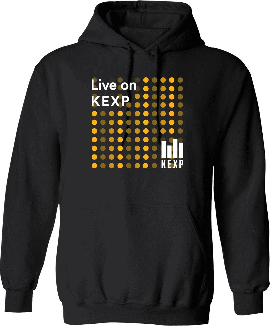Alluring Kexp 2 Essential Graphic Pullover Hoodie - Black