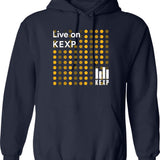 Alluring Kexp 2 Essential Graphic Pullover Hoodie - Navy
