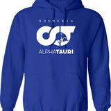 Alphatauri Logo Essential Hoodie - Retro Graphic Pullover Hoodie for Men & Women - Blue