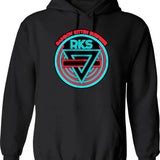 Alternative Rock Indie Band Hoodie - Retro Graphic Pullover Hoodie for Men & Women - Black