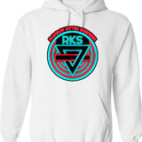 Alternative Rock Indie Band Hoodie - Retro Graphic Pullover Hoodie for Men & Women - White