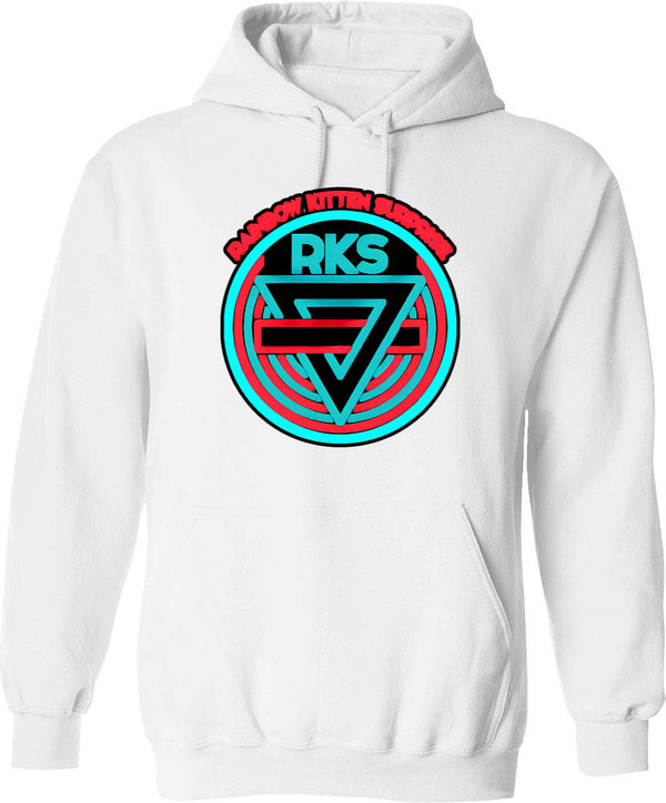 Alternative Rock Indie Band Hoodie - Retro Graphic Pullover Hoodie for Men & Women - White