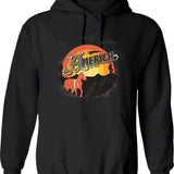 America Band Classic Hoodie - Retro Graphic Pullover Hoodie for Men & Women - Black