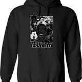 American Psycho Not There Graphic Pullover Hoodie - Black