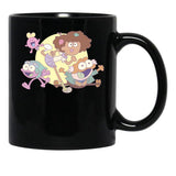 Amphibia - Plantar Family (Credits) Black Coffee Mug, Gift Coffee Mug - Black
