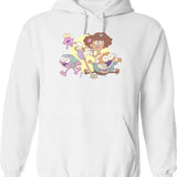 Amphibia - Plantar Family (Credits) Graphic Pullover Hoodie - White