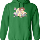 Amphibia - Plantar Family (Credits) Graphic Pullover Hoodie - Green