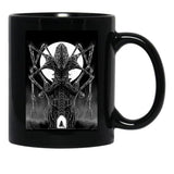 Amygdala Hunter Graphic Black Coffee Mug, Gift Coffee Mug - Black