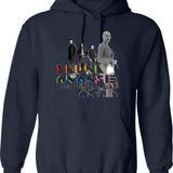 Anansie Skunk Essential Hoodie - Retro Graphic Pullover Hoodie for Men & Women - Navy
