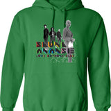 Anansie Skunk Essential Hoodie - Retro Graphic Pullover Hoodie for Men & Women - Green