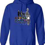 Anansie Skunk Essential Hoodie - Retro Graphic Pullover Hoodie for Men & Women - Blue