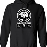 And One Band (trilogy) Classic Hoodie - Retro Graphic Pullover Hoodie for Men & Women - Black