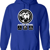 And One Band (trilogy) Classic Hoodie - Retro Graphic Pullover Hoodie for Men & Women - Blue