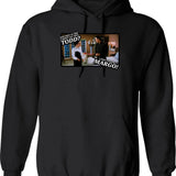 And Why Is The Carpet All Wet Todd I Dont Know Margo Graphic Pullover Hoodie - Black
