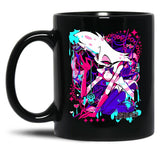 Angel Dust - Hazbin Hotel Classic23 Black Black Coffee Mug, Gift Coffee Mug