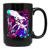 Angel Dust - Hazbin Hotel Classic23 Black Black Coffee Mug, Gift Coffee Mug