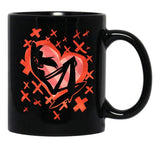 Angel Dust Valentines Day - Hazbin Hotel Premium Black Coffee Mug, Gift Coffee Mug - Black