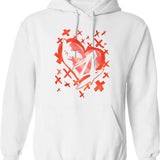 Angel Dust Valentines Day - Hazbin Hotel Premium Graphic Pullover Hoodie - White