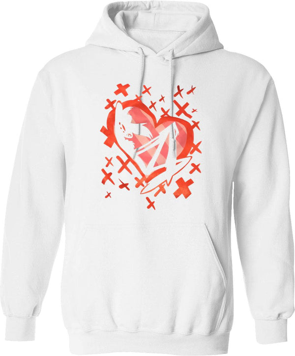 Angel Dust Valentines Day - Hazbin Hotel Premium Graphic Pullover Hoodie - White