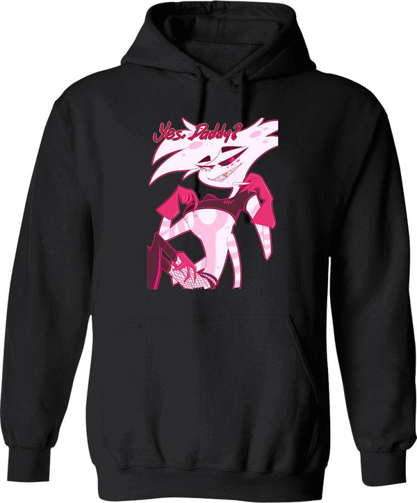 Angel Dust - Yes Daddy Classic Graphic Pullover Hoodie - Black