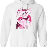 Angel Dust - Yes Daddy Classic Graphic Pullover Hoodie - White