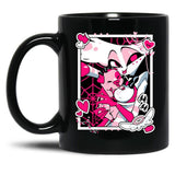 Angel Dust and Fat Nugget Selfie - Hazbin Hotel Essential Black Coffee Mug, Gift Coffee Mug