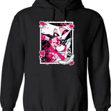 Angel Dust and Fat Nugget Selfie - Hazbin Hotel Essential Graphic Pullover Hoodie - Black