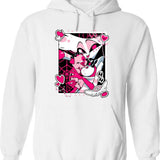 Angel Dust and Fat Nugget Selfie - Hazbin Hotel Essential Graphic Pullover Hoodie - White