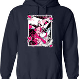 Angel Dust and Fat Nugget Selfie - Hazbin Hotel Essential Graphic Pullover Hoodie - Navy