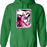 Angel Dust and Fat Nugget Selfie - Hazbin Hotel Essential Graphic Pullover Hoodie - Green