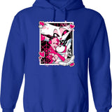 Angel Dust and Fat Nugget Selfie - Hazbin Hotel Essential Graphic Pullover Hoodie - Blue