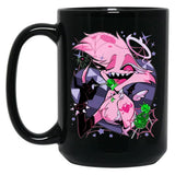 Angel Dusts Tricks and Treats Essential Black Coffee Mug, Gift Coffee Mug - Black