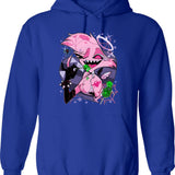 Angel Dusts Tricks and Treats Essential Graphic Pullover Hoodie - Blue