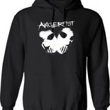 Angerfist Classic T-Hoodie Graphic Pullover Hoodie - Black