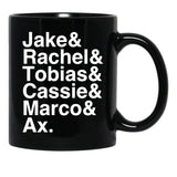 Animorphs Lineup List Coffee Mug Black Coffee Mug, Gift Coffee Mug - Black