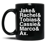 Animorphs Lineup List Coffee Mug Black Coffee Mug, Gift Coffee Mug