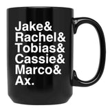 Animorphs Lineup List Coffee Mug Black Coffee Mug, Gift Coffee Mug