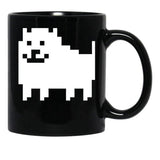Annoying Dog - Undertale Black Coffee Mug, Gift Coffee Mug - Black