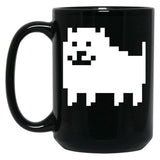 Annoying Dog - Undertale Black Coffee Mug, Gift Coffee Mug - Black