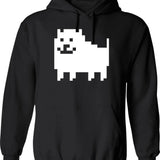 Annoying Dog - Undertale Graphic Pullover Hoodie - Black