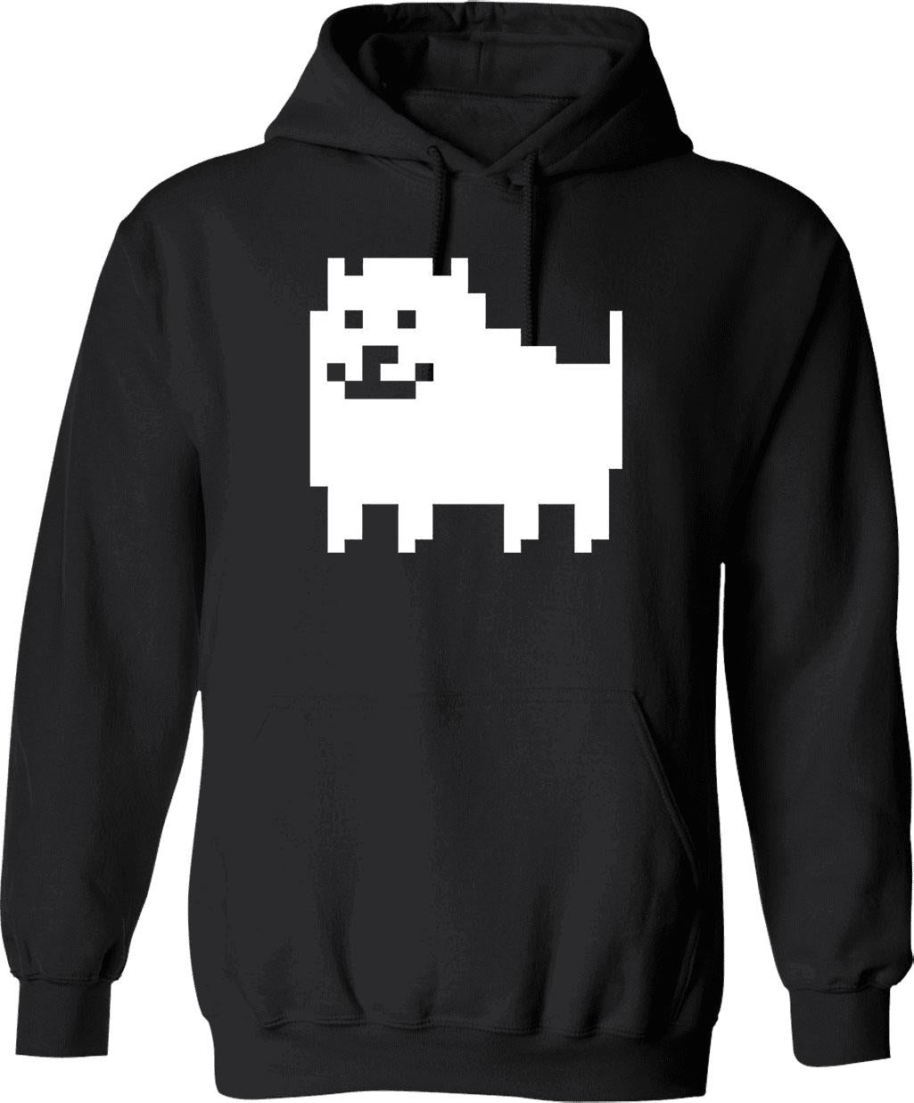 Annoying Dog - Undertale Graphic Pullover Hoodie - Black