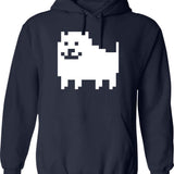 Annoying Dog - Undertale Graphic Pullover Hoodie - Navy