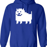 Annoying Dog - Undertale Graphic Pullover Hoodie - Blue