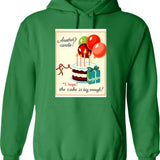 Another Candle Birthday Happy Christmas Weird Prank Meme Funny (1) Hoodie - Green