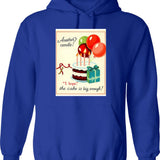 Another Candle Birthday Happy Christmas Weird Prank Meme Funny (1) Hoodie - Blue
