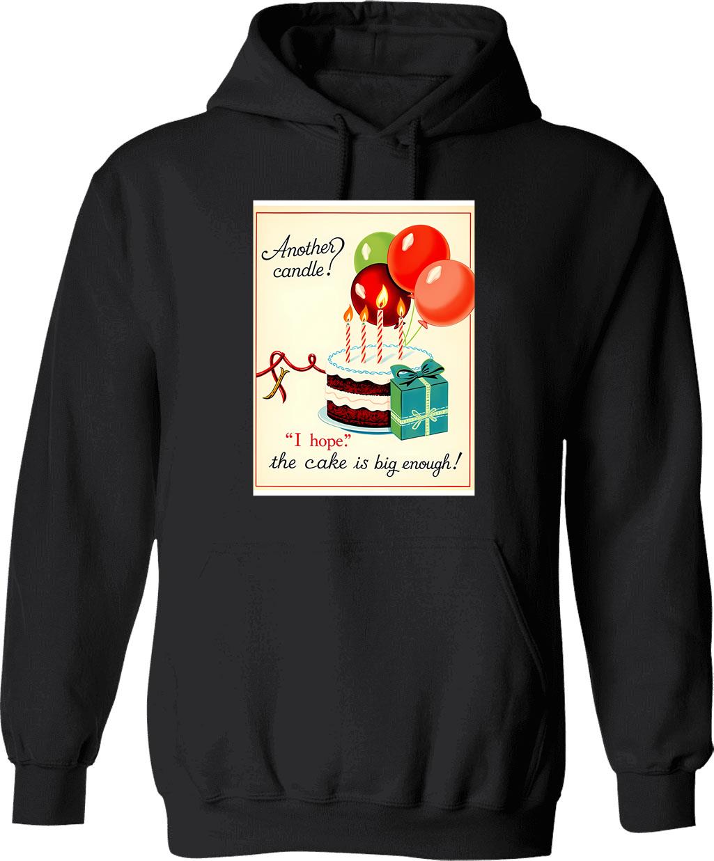 Another Candle Birthday Happy Christmas Weird Prank Meme Funny Hoodie - Black