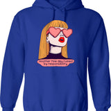 Another Fine Day Ruined By Responsibilities Funny Retro Pop Art Hoodie - Blue