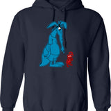 Ant And Aardvark Classic Hoodie - Retro Graphic Pullover Hoodie for Men & Women - Navy